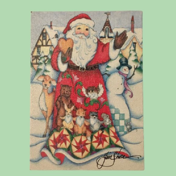 Jim Shore "Inner Circle" Santa Woodland Creatures - Picture 1 of 4